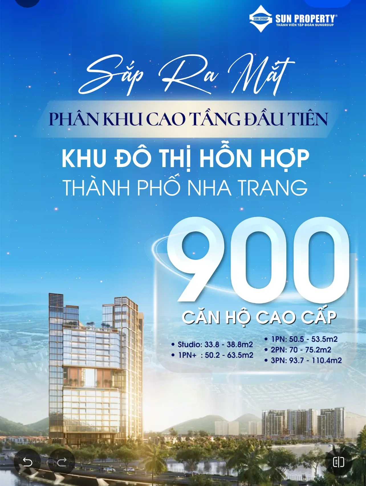 sun porta town sap ra mat phan khu cao tang dau tien